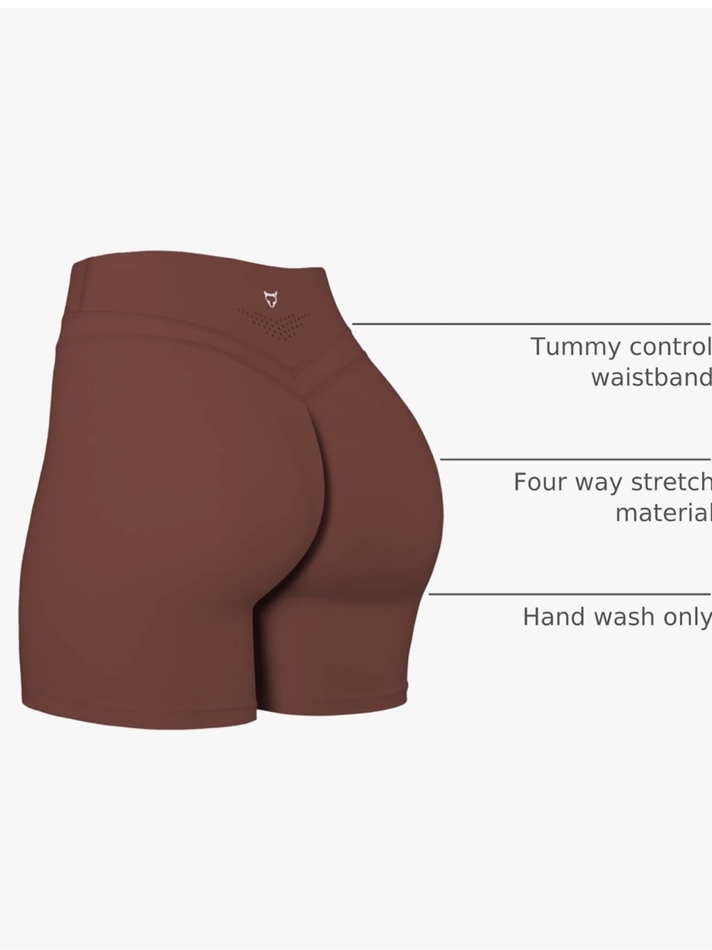 TomTiger Yoga High Waist Biker Shorts